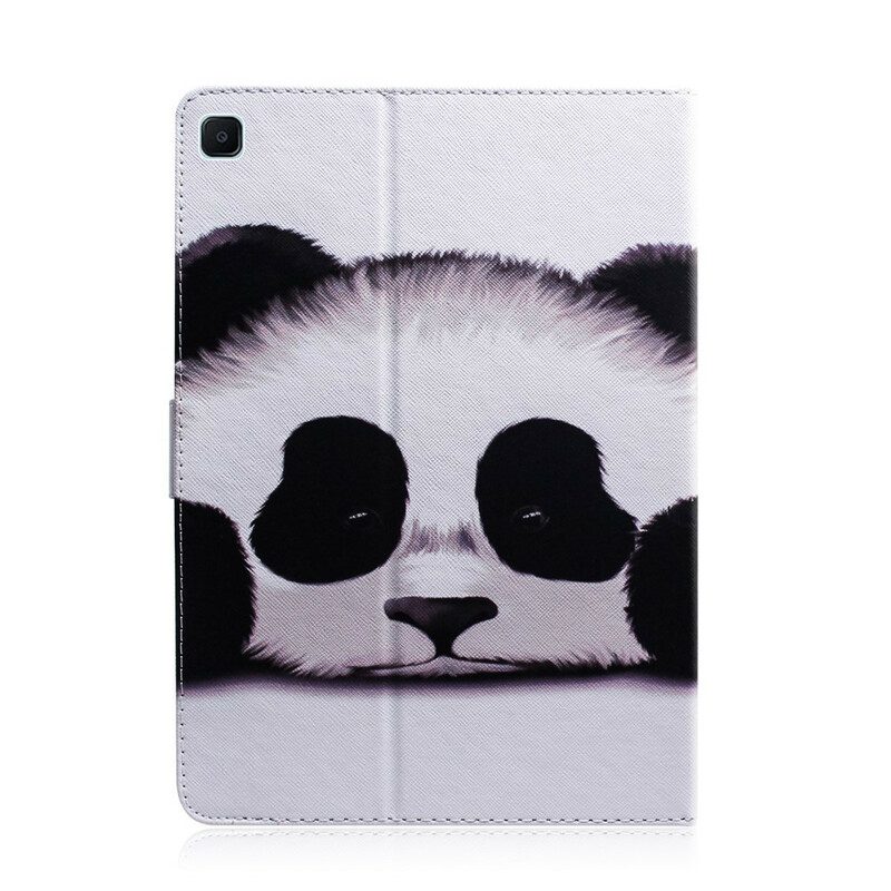 Custodia in pelle Samsung Galaxy Tab S6 Lite Testa Di Panda