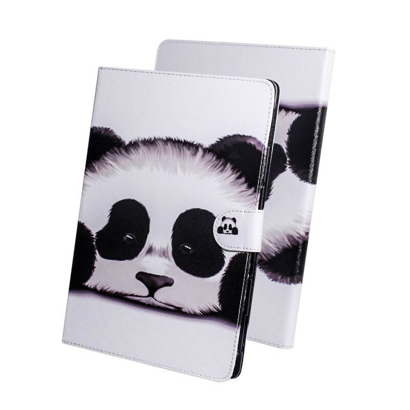 Custodia in pelle Samsung Galaxy Tab S6 Lite Testa Di Panda