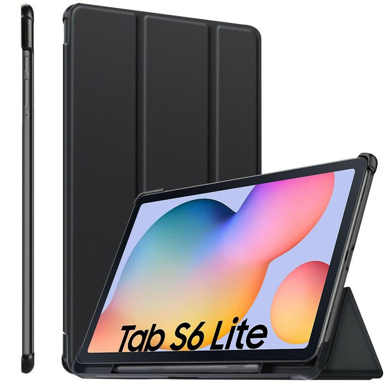 Custodia Samsung Galaxy Tab S6 Lite Angoli Rinforzati A Tre Pieghe