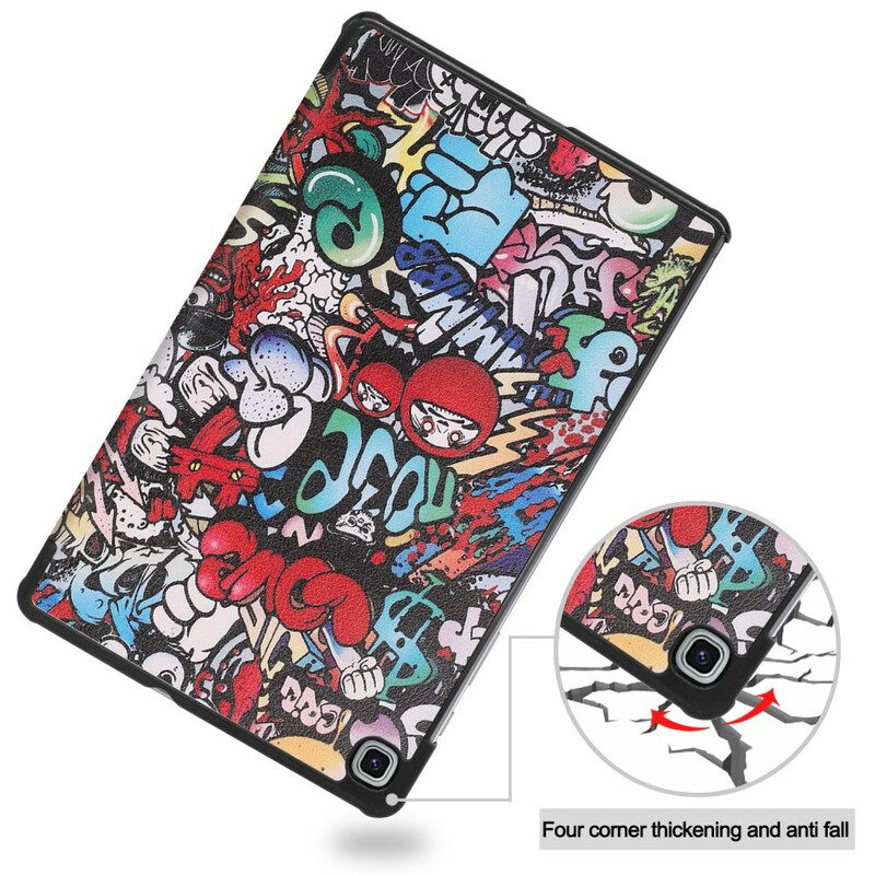 Custodia Samsung Galaxy Tab S6 Lite Graffiti Divertenti