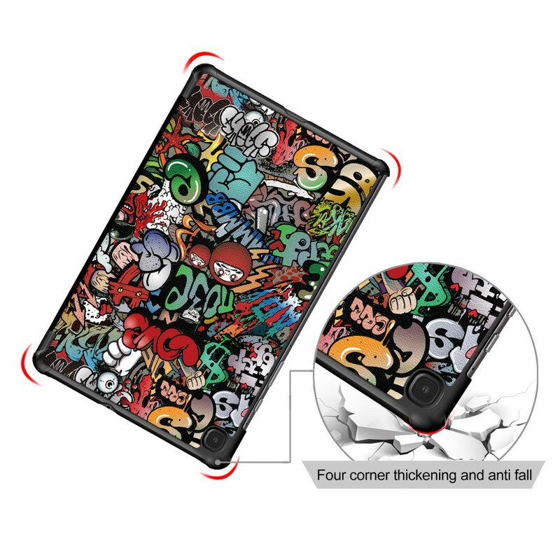 Custodia Samsung Galaxy Tab S6 Lite Graffiti Migliorati