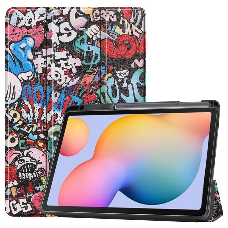 Custodia Samsung Galaxy Tab S6 Lite Portapenne Graffiti