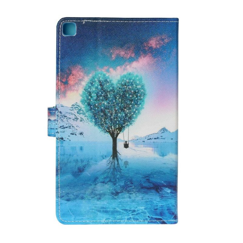 Folio Cover Samsung Galaxy Tab S6 Lite Cuore Dell'albero