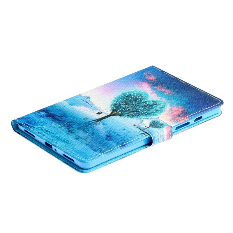 Folio Cover Samsung Galaxy Tab S6 Lite Cuore Dell'albero