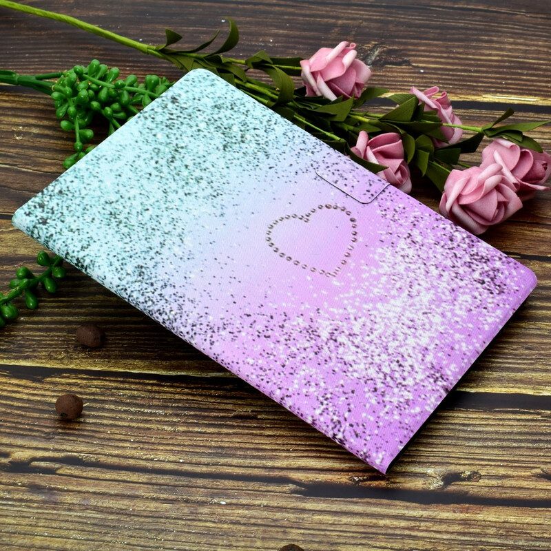 Folio Cover Samsung Galaxy Tab S6 Lite Paillettes Lucide