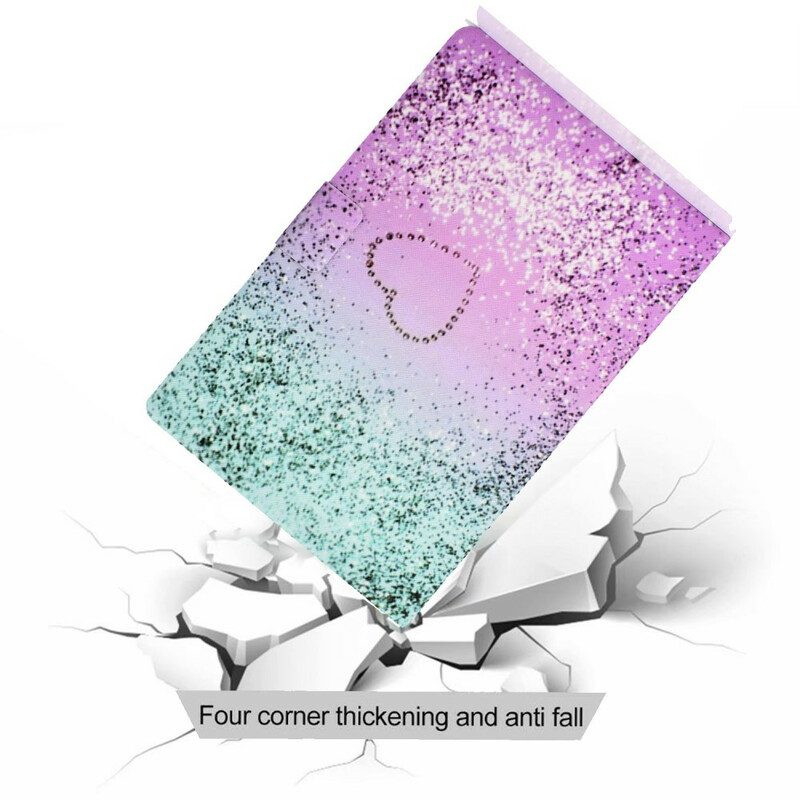 Folio Cover Samsung Galaxy Tab S6 Lite Paillettes Lucide