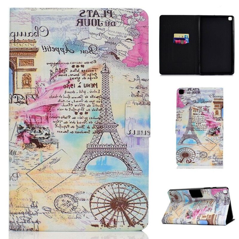 Folio Cover Samsung Galaxy Tab S6 Lite Parigi