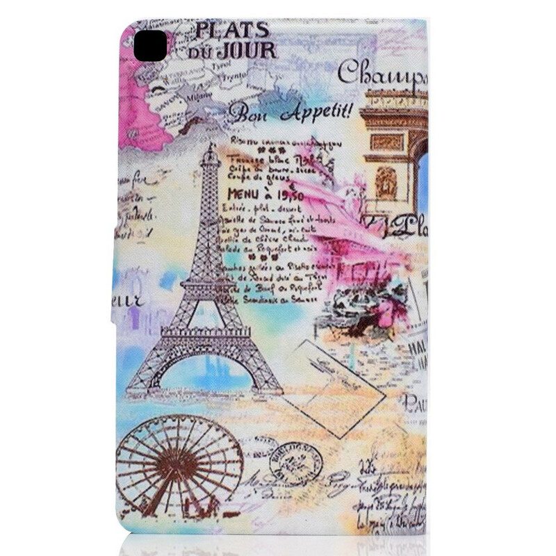 Folio Cover Samsung Galaxy Tab S6 Lite Parigi