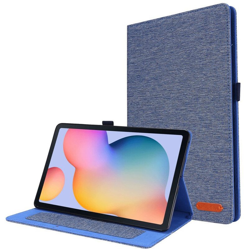 Folio Cover Samsung Galaxy Tab S6 Lite Tessuto