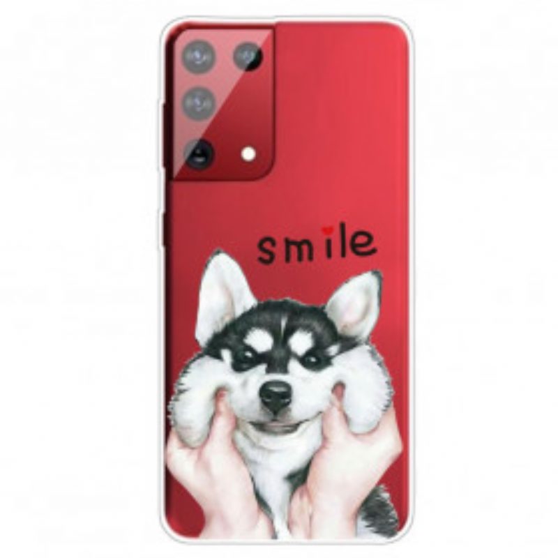 Cover Samsung Galaxy S21 Ultra 5G Cane Sorridente