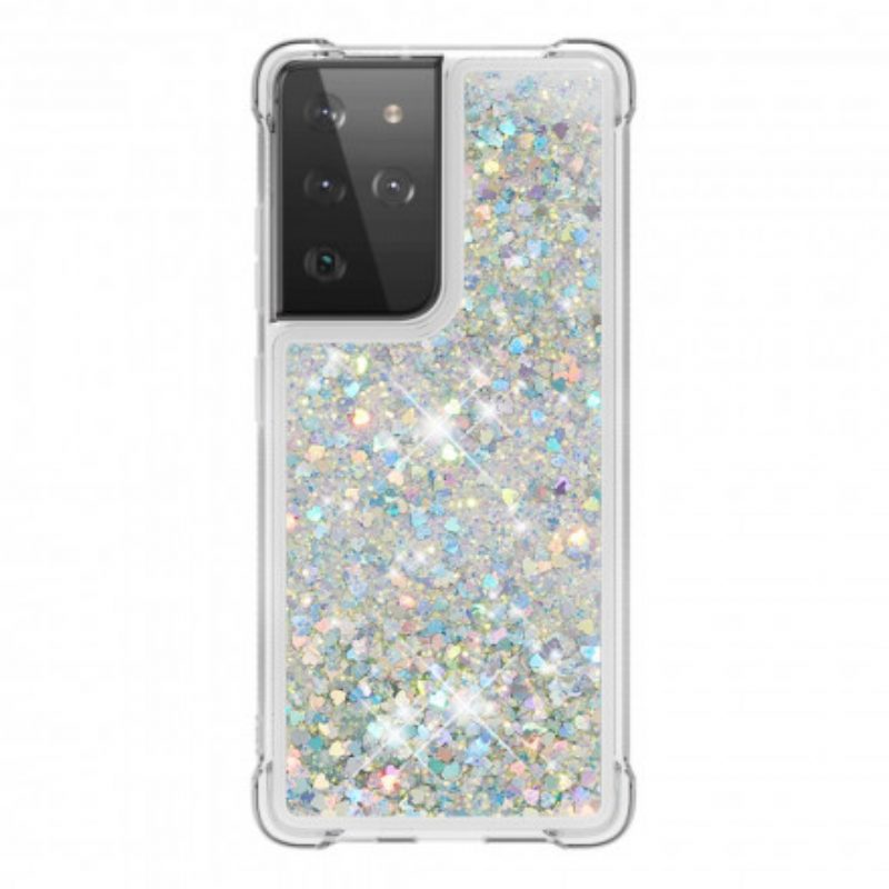 Cover Samsung Galaxy S21 Ultra 5G Desideri Paillettes