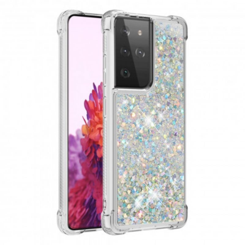 Cover Samsung Galaxy S21 Ultra 5G Desideri Paillettes