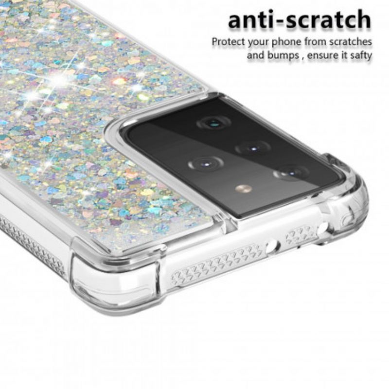 Cover Samsung Galaxy S21 Ultra 5G Desideri Paillettes