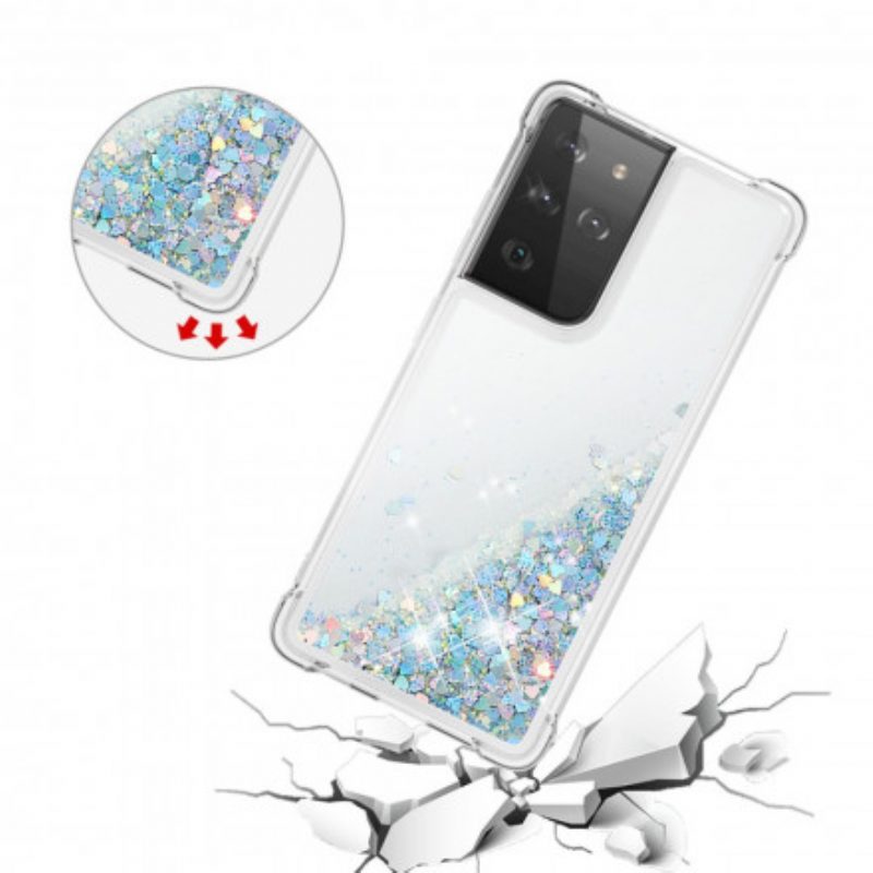 Cover Samsung Galaxy S21 Ultra 5G Desideri Paillettes