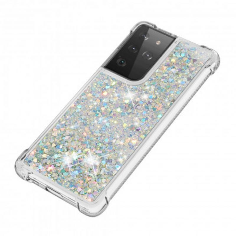 Cover Samsung Galaxy S21 Ultra 5G Desideri Paillettes