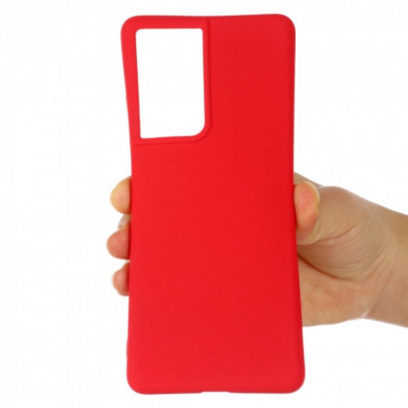 Cover Samsung Galaxy S21 Ultra 5G Design In Silicone Liquido