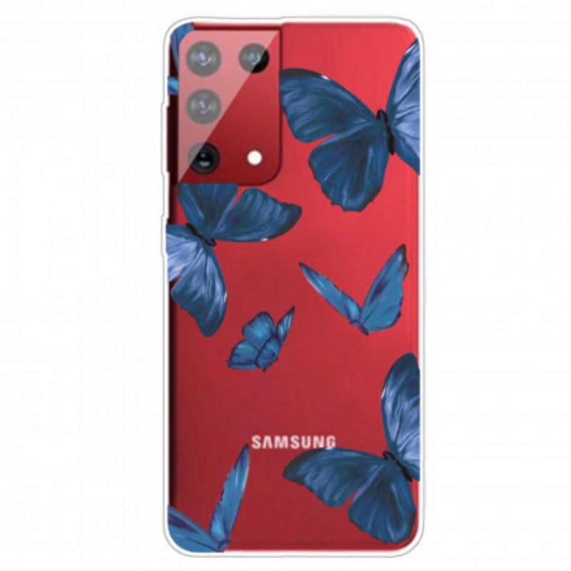 Cover Samsung Galaxy S21 Ultra 5G Farfalle Selvatiche