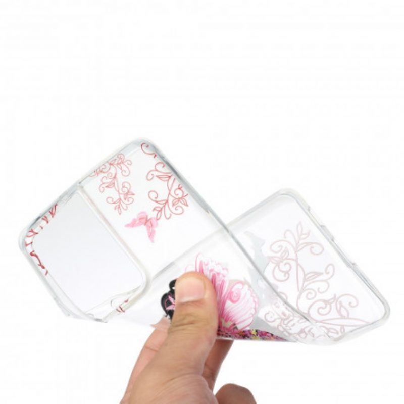 Cover Samsung Galaxy S21 Ultra 5G Fata Dei Fiori Trasparente