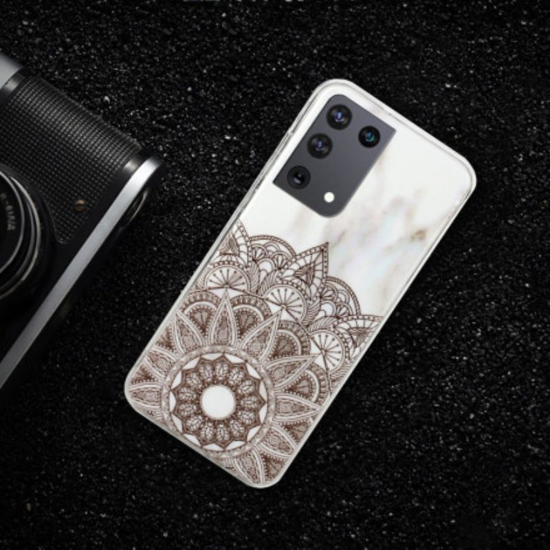 Cover Samsung Galaxy S21 Ultra 5G Mandala Marmorizzato