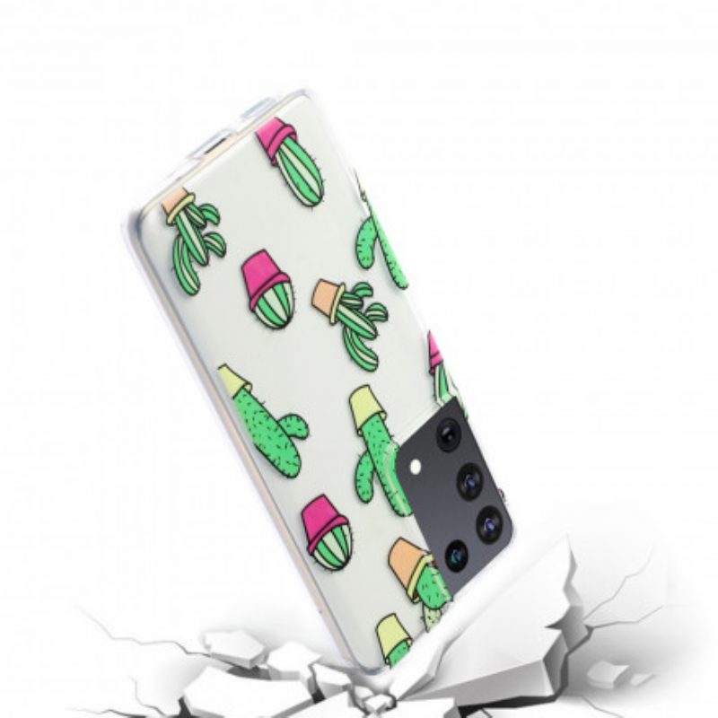 Cover Samsung Galaxy S21 Ultra 5G Mini Cactus