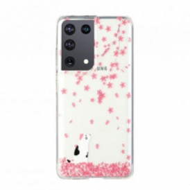 Cover Samsung Galaxy S21 Ultra 5G Petali E Gatto