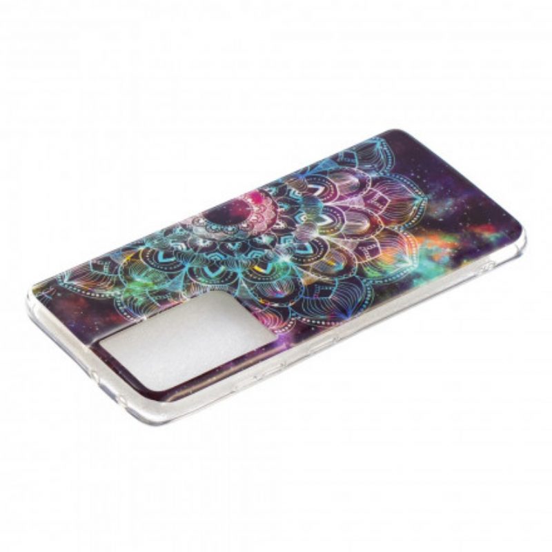 Cover Samsung Galaxy S21 Ultra 5G Serie Floreale Fluorescente