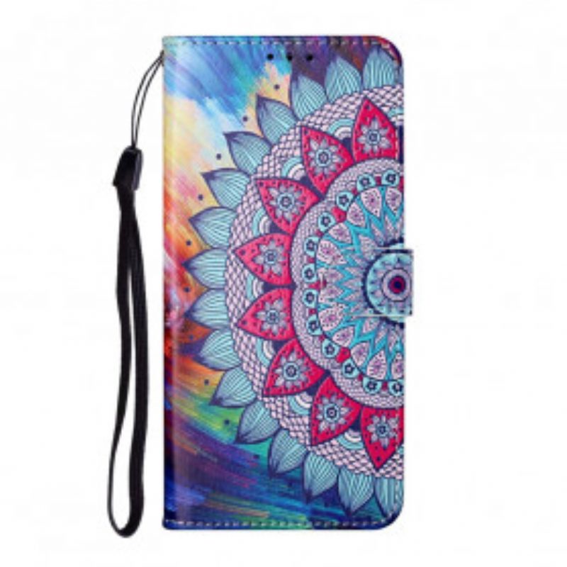 Custodia A Portafoglio Samsung Galaxy S21 Ultra 5G Re Mandala