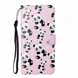 Custodia in pelle Samsung Galaxy S21 Ultra 5G Che Panda