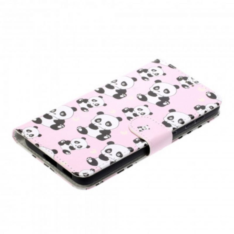 Custodia in pelle Samsung Galaxy S21 Ultra 5G Che Panda