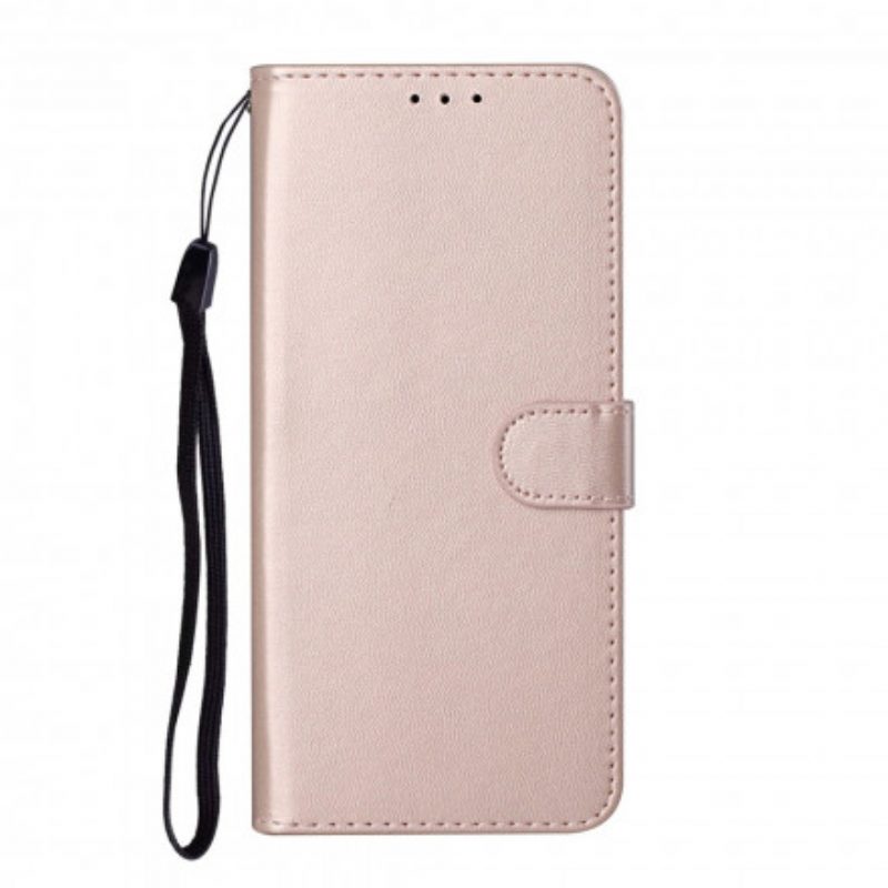 Custodia in pelle Samsung Galaxy S21 Ultra 5G Design Unico Con Cordino