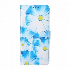 Custodia in pelle Samsung Galaxy S21 Ultra 5G Fiori Pazzi