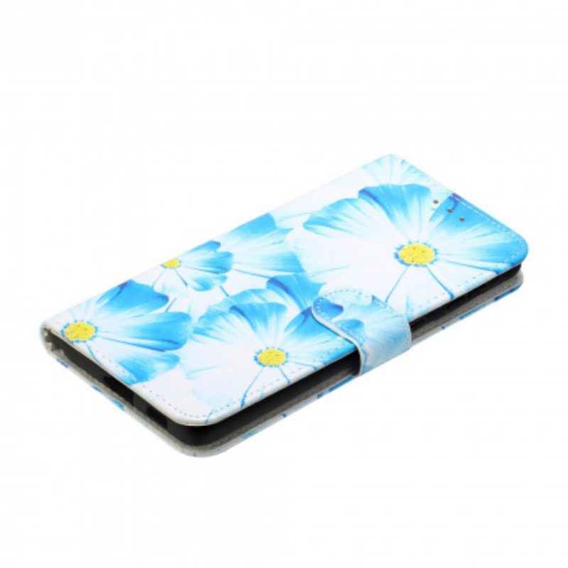 Custodia in pelle Samsung Galaxy S21 Ultra 5G Fiori Pazzi