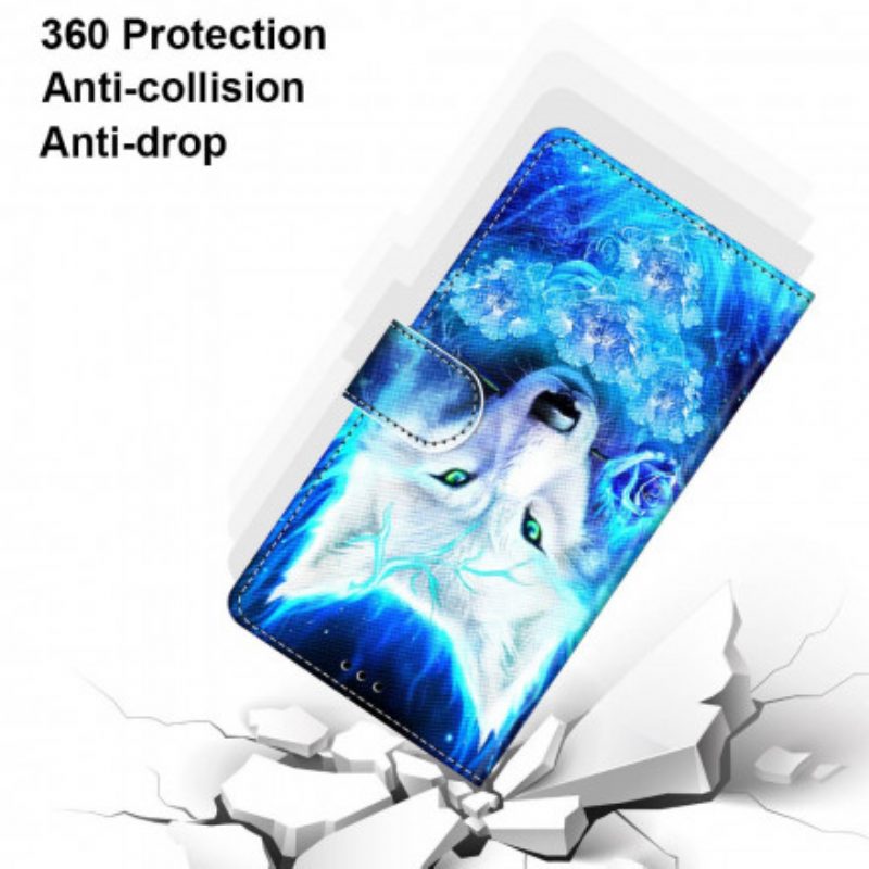 Custodia in pelle Samsung Galaxy S21 Ultra 5G Lupo Magico