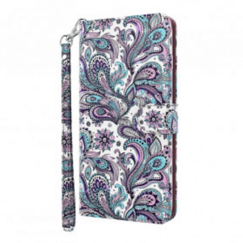 Custodia in pelle Samsung Galaxy S21 Ultra 5G Pizzo Elegante