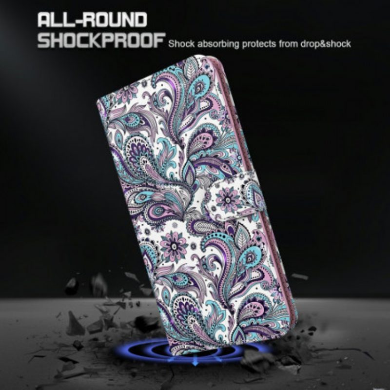 Custodia in pelle Samsung Galaxy S21 Ultra 5G Pizzo Elegante