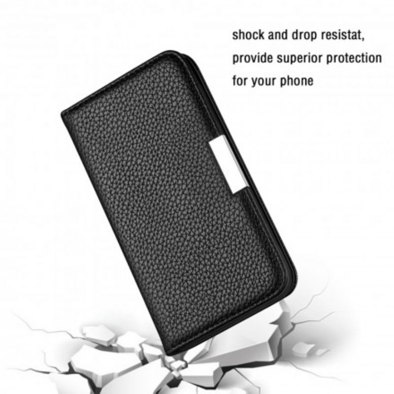 Folio Cover Samsung Galaxy S21 Ultra 5G Custodia in pelle Ecopelle Litchi Ultra Chic