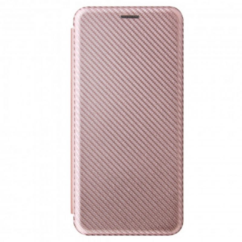 Folio Cover Samsung Galaxy S21 Ultra 5G Custodia in pelle Fibra Di Carbonio