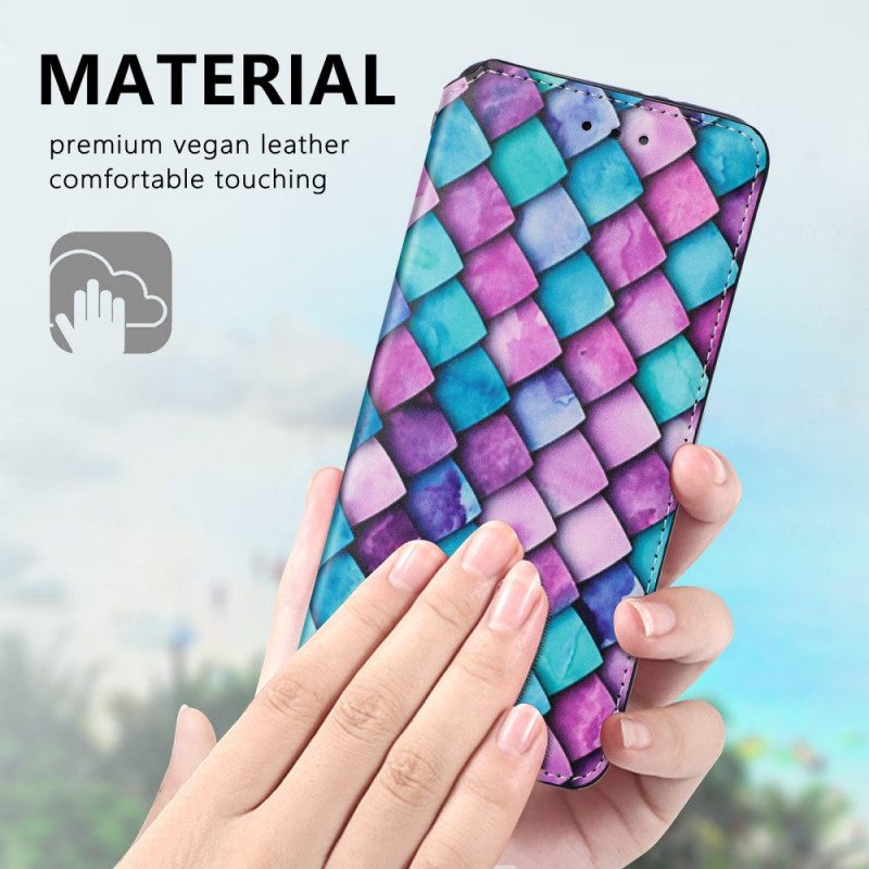 Folio Cover Samsung Galaxy S21 Ultra 5G Custodia in pelle Sorprendente Motivo Colorato