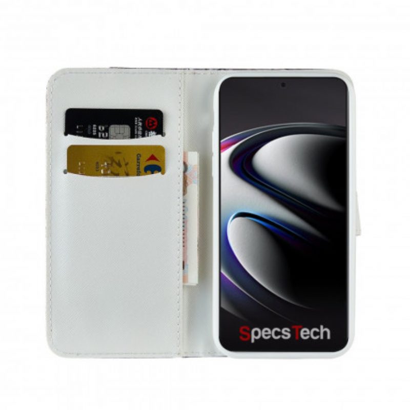 Folio Cover Samsung Galaxy S21 Ultra 5G Diamanti Coccodrillo