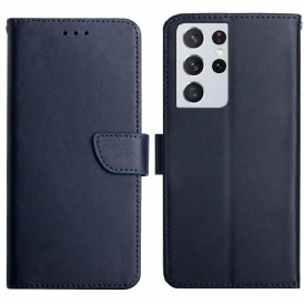 Folio Cover Samsung Galaxy S21 Ultra 5G Vera Pelle Nappa