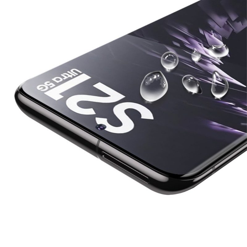 Protezione In Vetro Temperato Per Samsung Galaxy S21 Ultra 5G Amorus