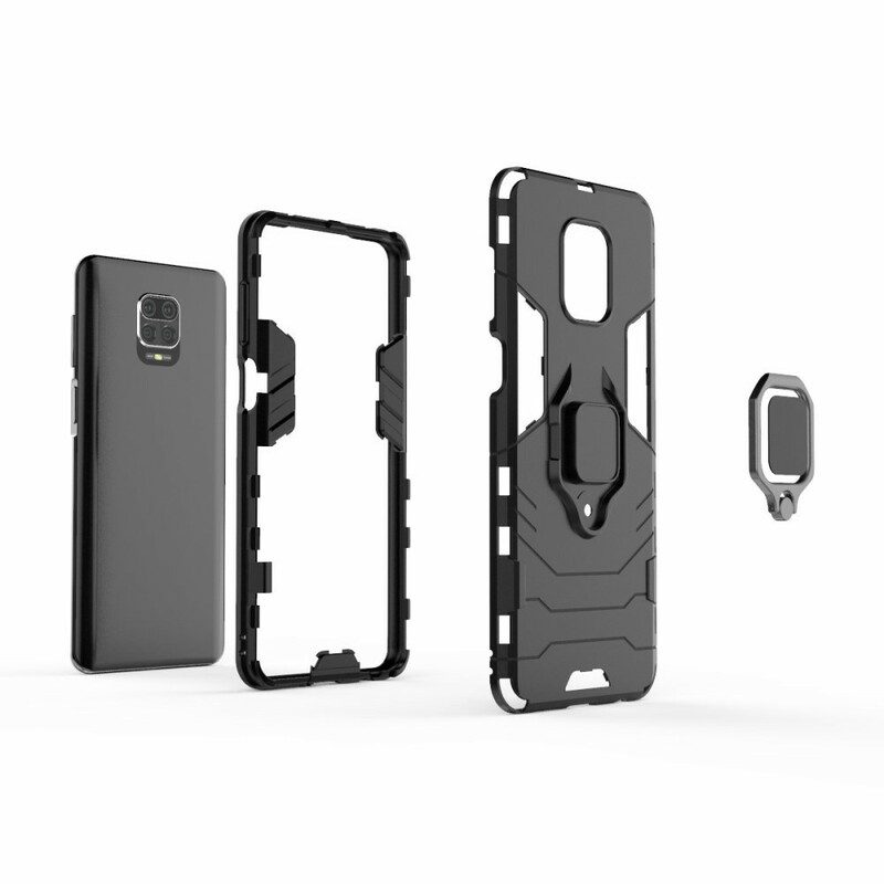 Cover Xiaomi Redmi Note 9S / 9 Pro Anello Resistente