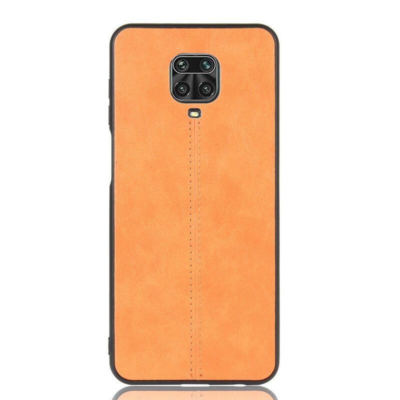 Cover Xiaomi Redmi Note 9S / 9 Pro Effetto Pelle Couture