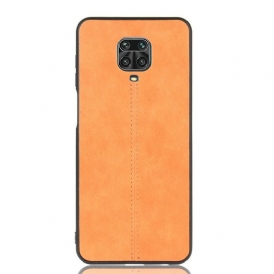 Cover Xiaomi Redmi Note 9S / 9 Pro Effetto Pelle Couture