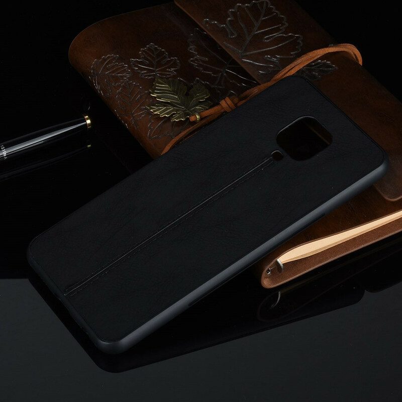 Cover Xiaomi Redmi Note 9S / 9 Pro Effetto Pelle Couture