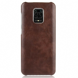 Cover Xiaomi Redmi Note 9S / 9 Pro Effetto Pelle Litchi