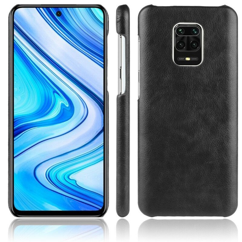 Cover Xiaomi Redmi Note 9S / 9 Pro Effetto Pelle Litchi