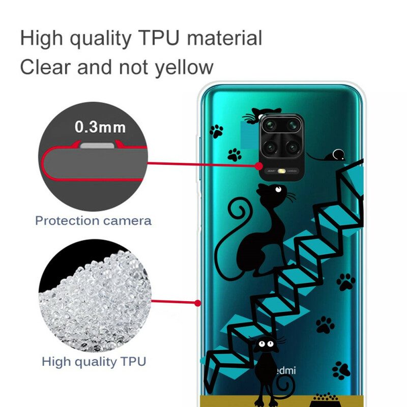 Cover Xiaomi Redmi Note 9S / 9 Pro Gatti Divertenti