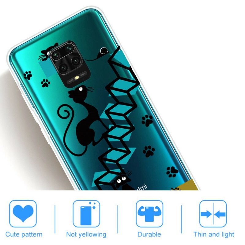 Cover Xiaomi Redmi Note 9S / 9 Pro Gatti Divertenti