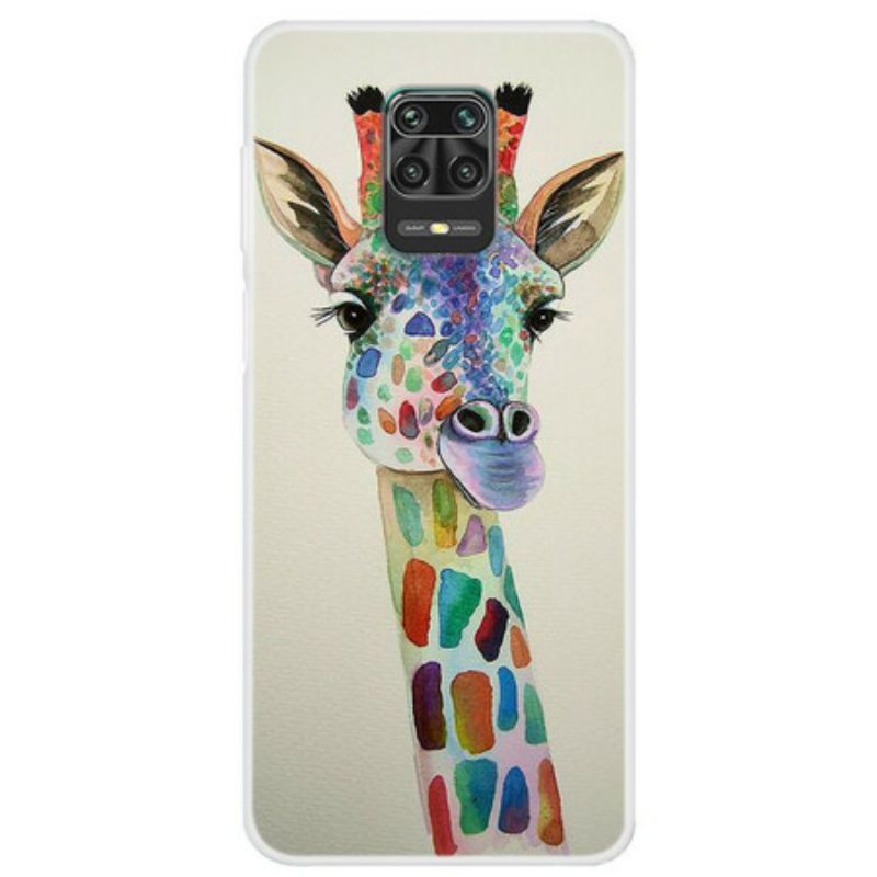 Cover Xiaomi Redmi Note 9S / 9 Pro Giraffa Colorata